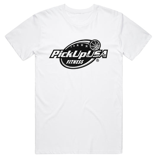 Unisex | PickUp USA Logo (Monochrome) | Crew Tee